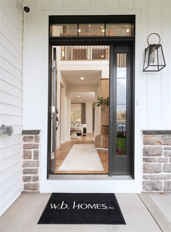 a view of a entryway door of the house