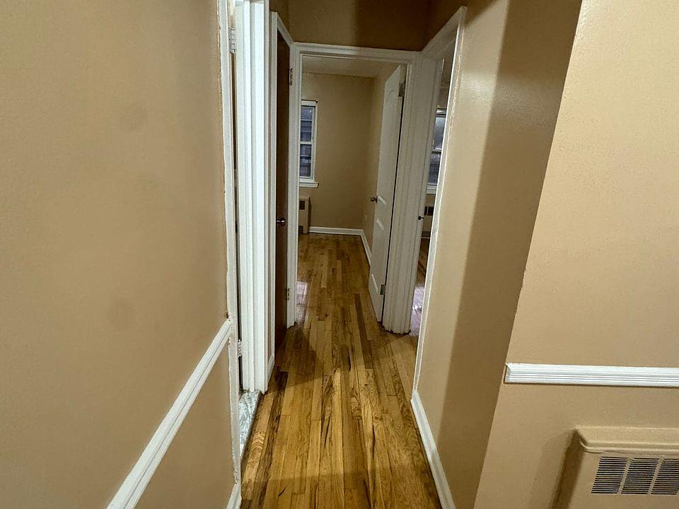 Hallway featuring light hardwood / wood-style floors