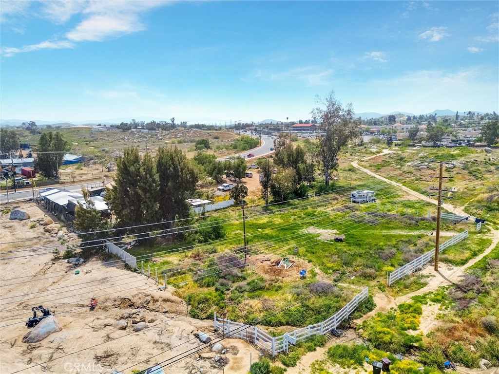 a view of a lake with a big yard