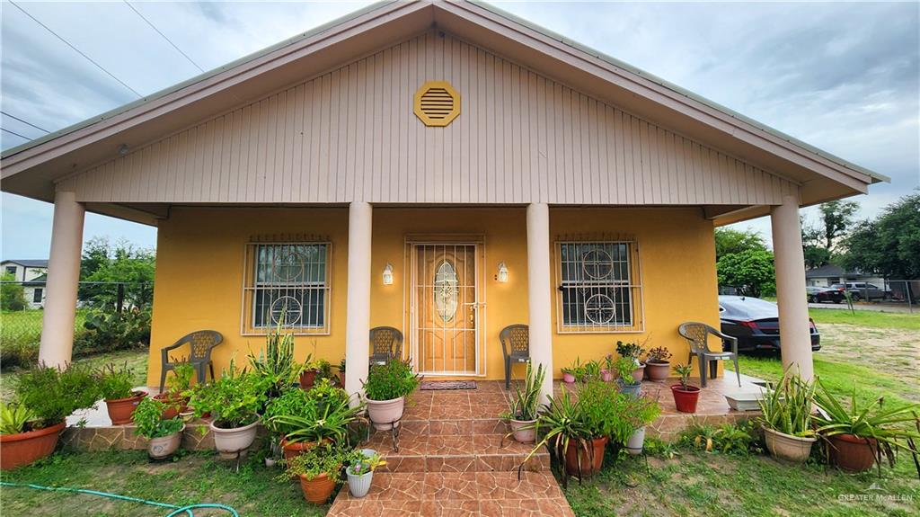 a front view of a house having yard