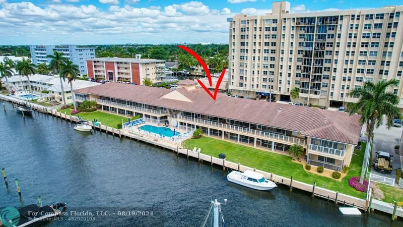 Rarely available first floor unit with deeded dock in Coral Ridge’s highly desirable Villa Sorrento! This Intracoastal Front Co-Op Community has a 300 feet of exceptional waterway views and offers boaters no fixed bridges and unrestricted saltwater access.