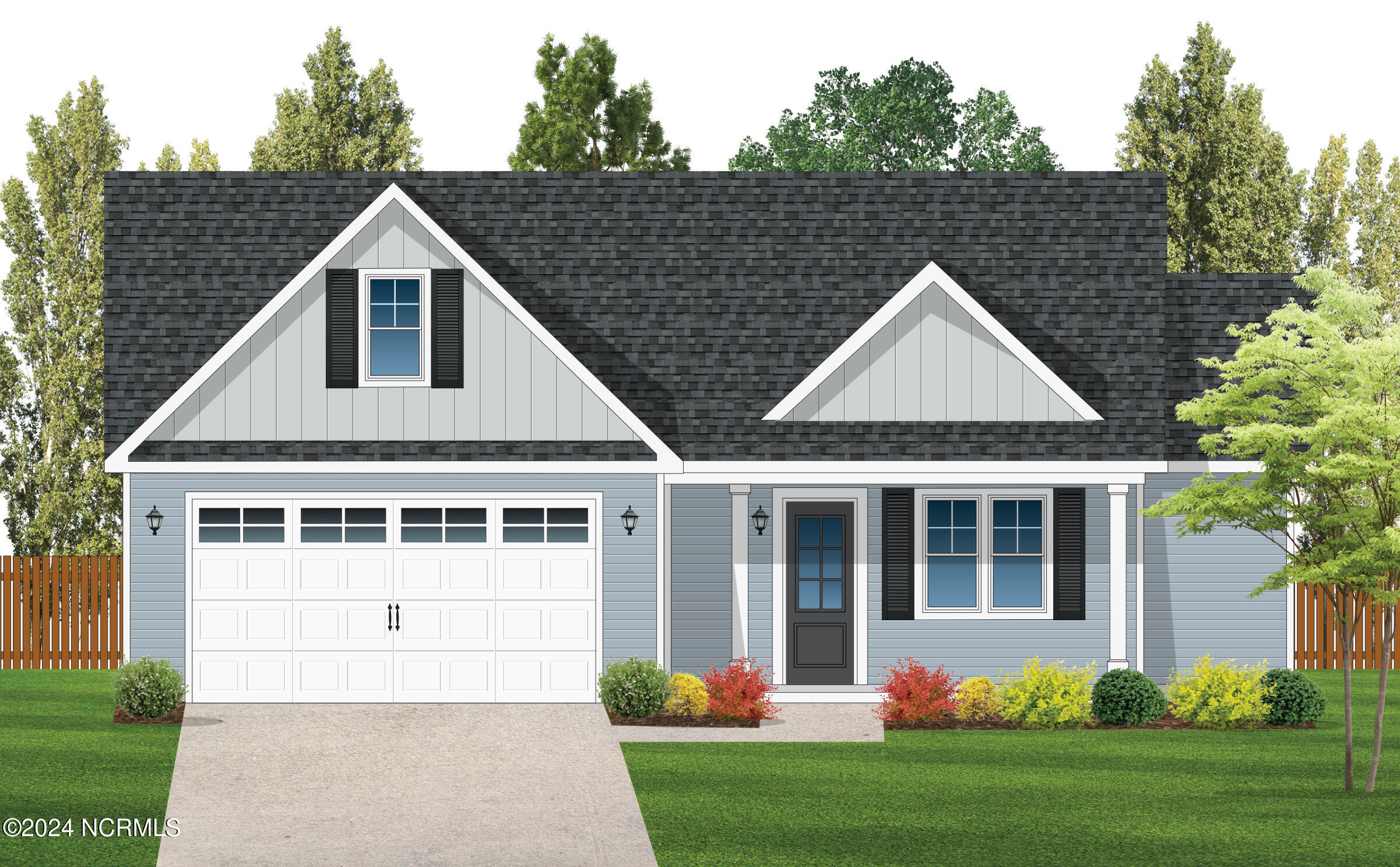 Seaside Bay Front Elevation Rendering