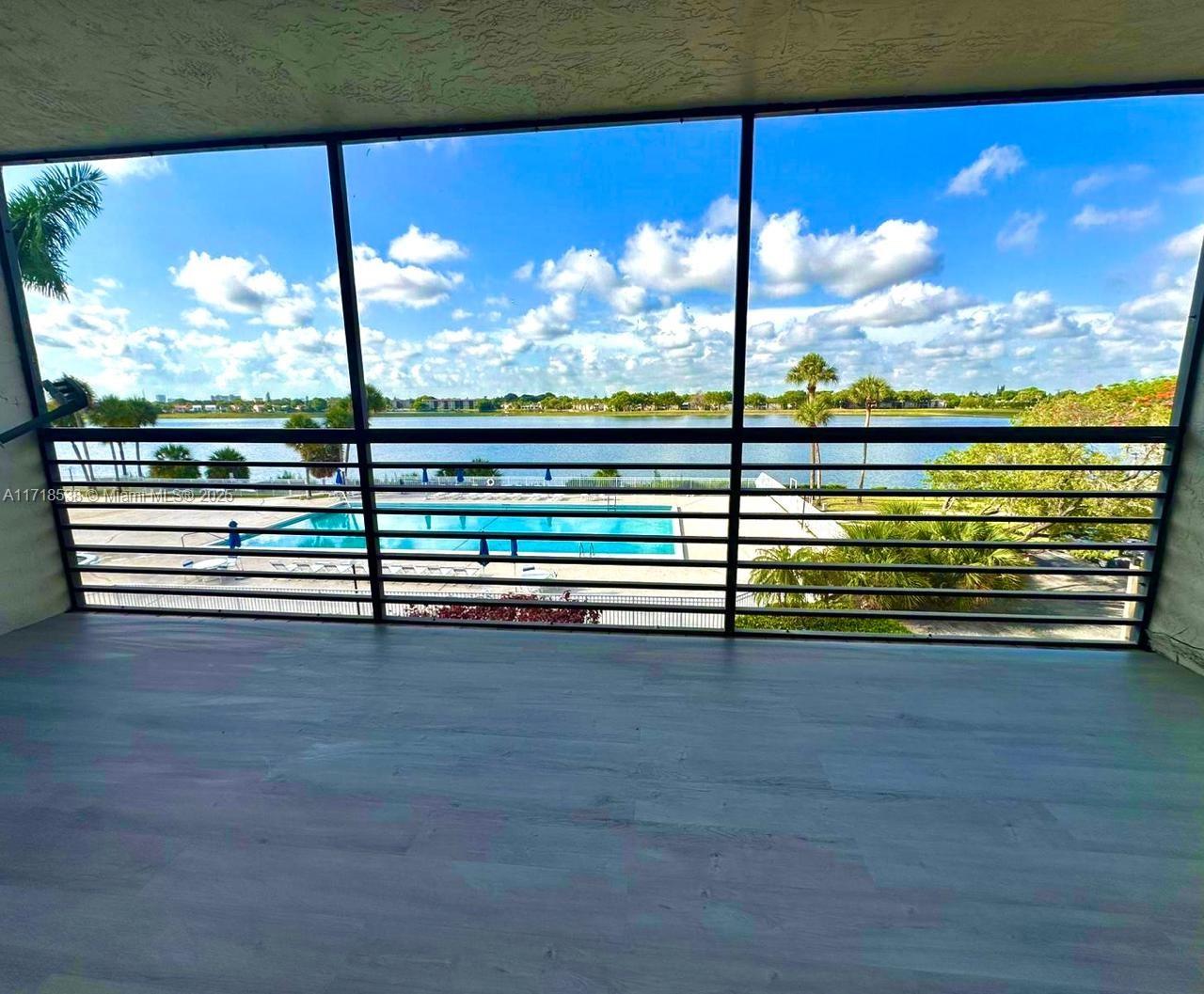 a view of ocean from a balcony