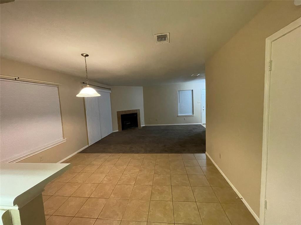 View of Family Room from Breakfast Bar