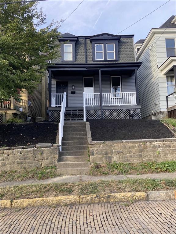 a view of a house with a patio