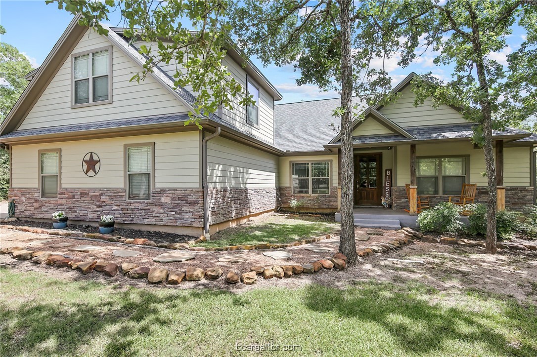 This Pitcock & Croix home has a beautiful elevatio