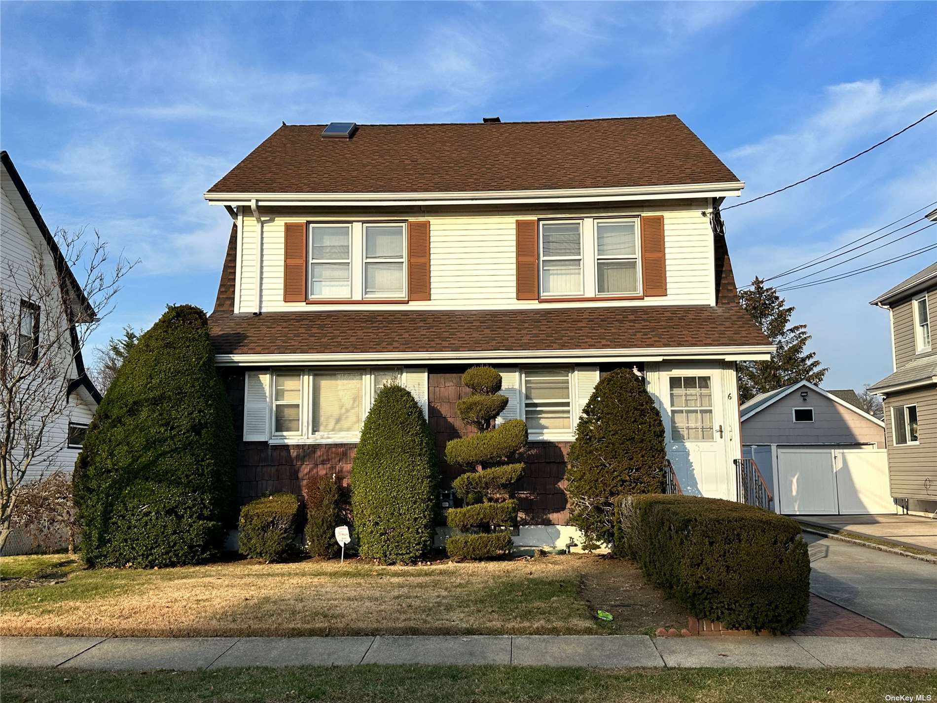 front view of a house