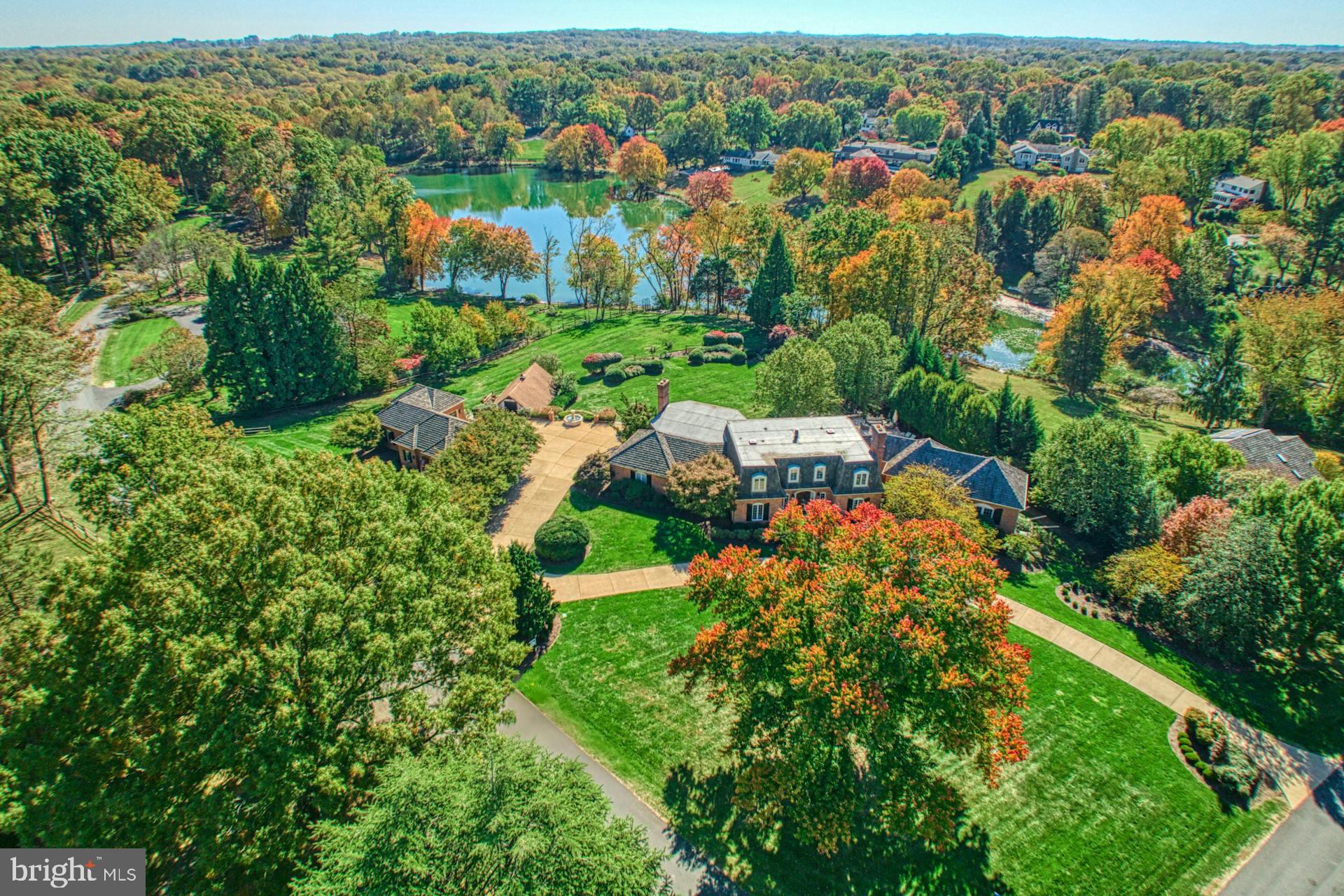 Extraordinary 2+ acre estate overlooking Fox Lake