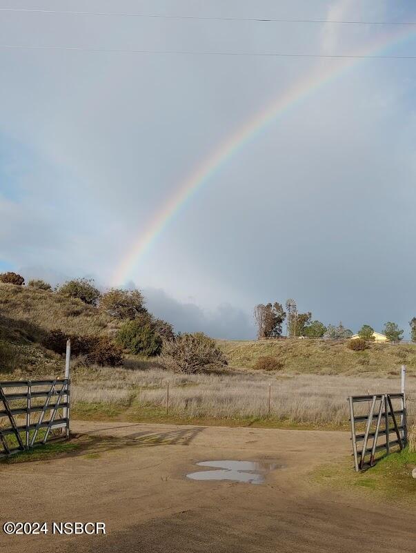 rainbow over the ranch