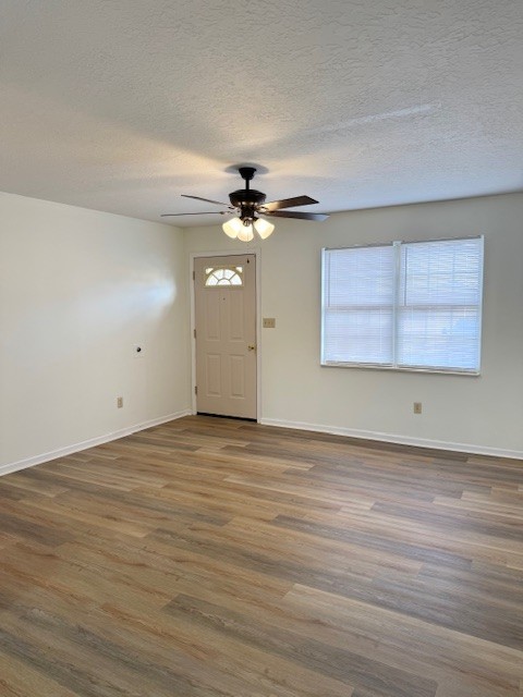 wooden floor in an empty room