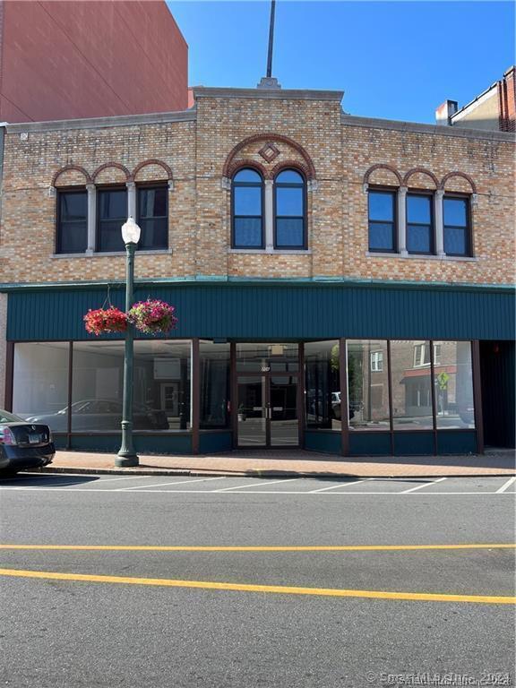 a view of building with street view