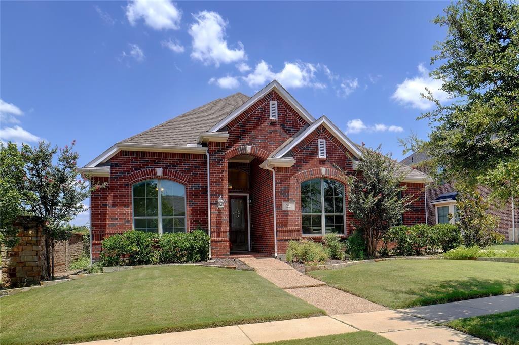 front view of house with a yard