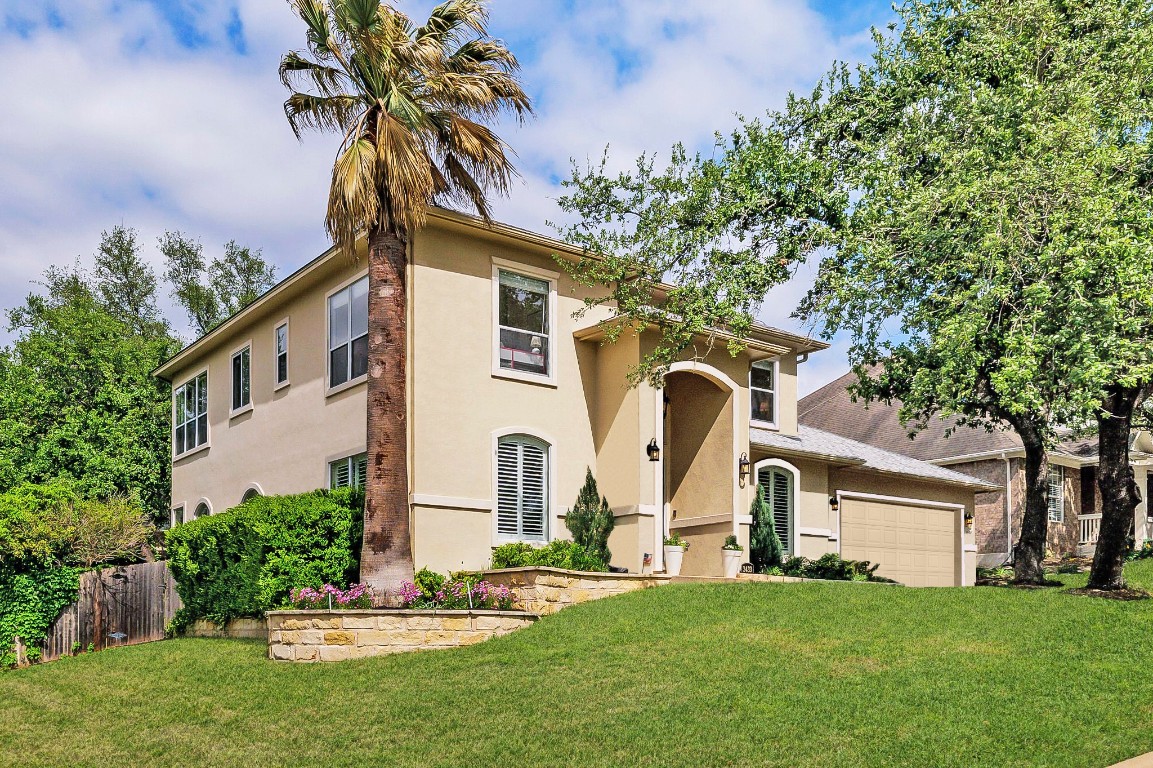 Welcome to your new home at 3433 John Simpson Trl in Steiner Ranch. This custom home is located near the front of Steiner Ranch in the Rocky Ridge neighborhood.