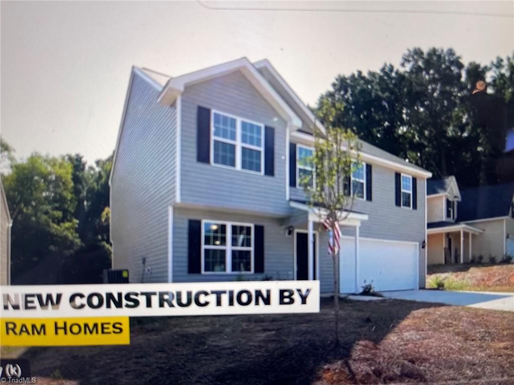 Front elevation with standard front porch