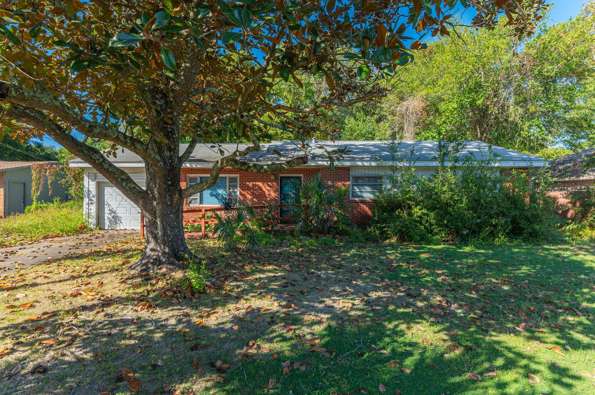 a view of outdoor space and yard