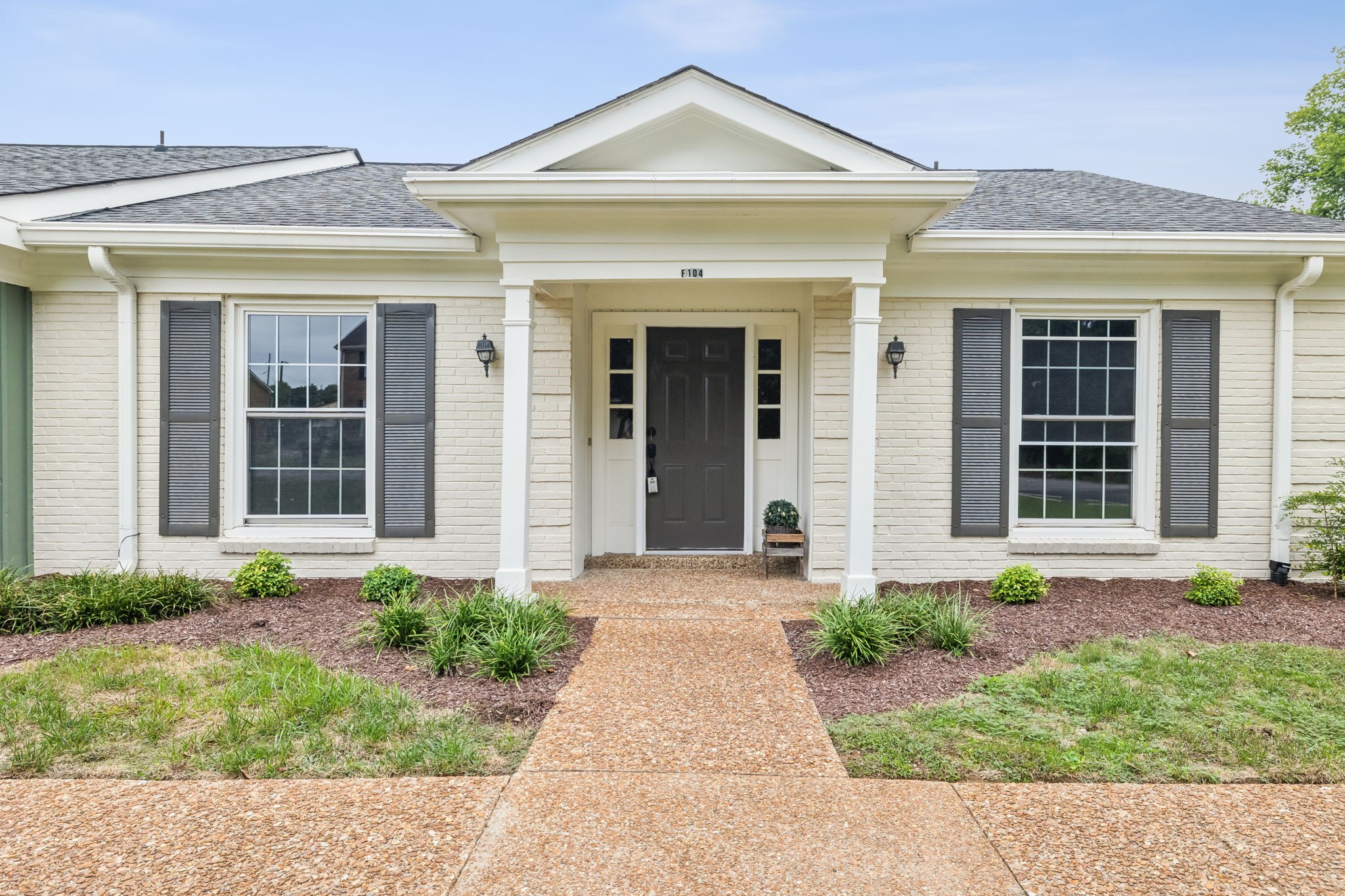 front view of a house