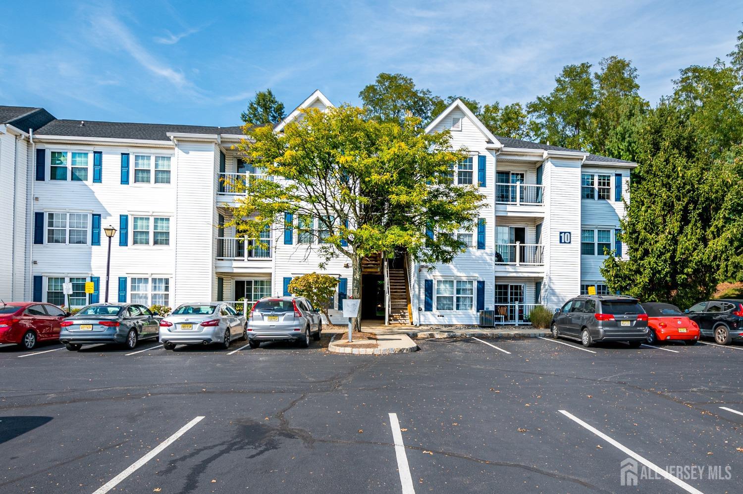 a cars parked in front of a building