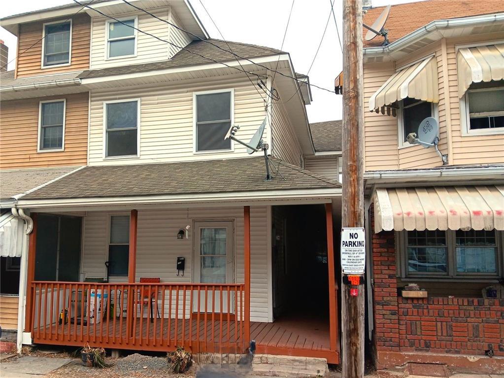 a view of a house with a window