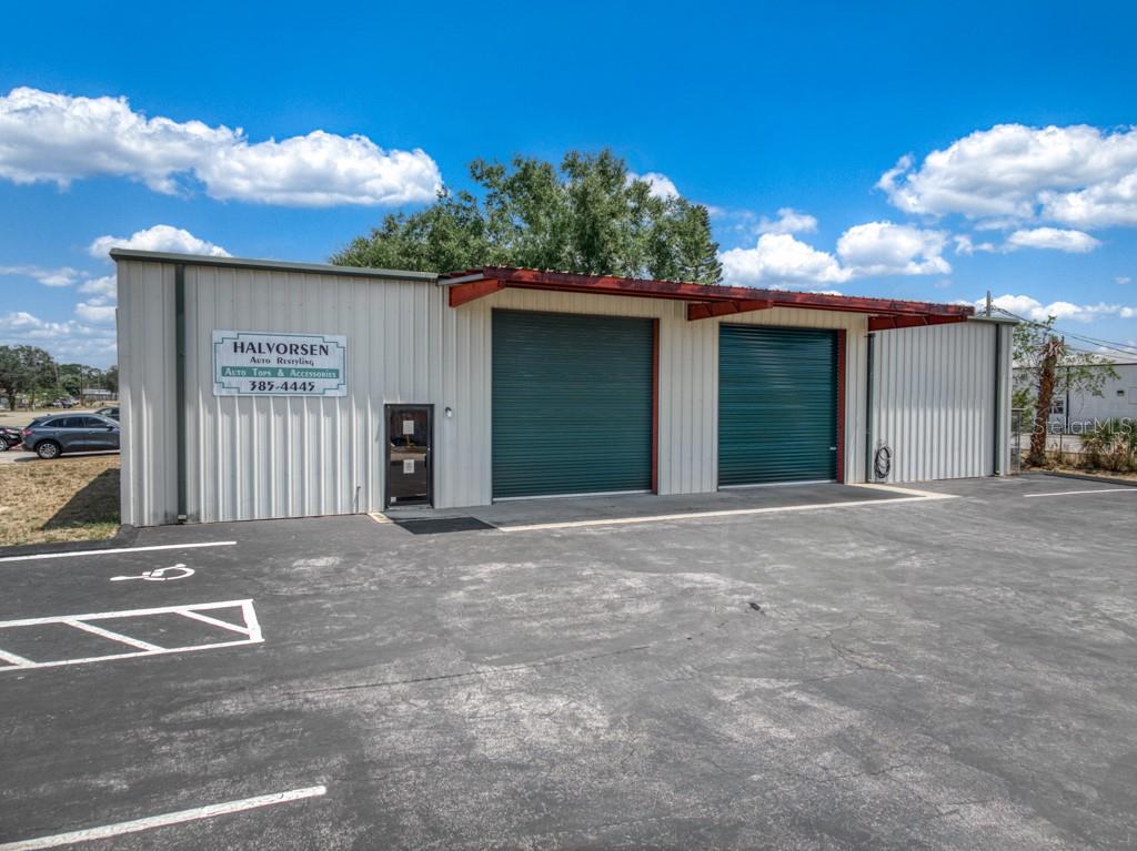 front view of a house with a garage