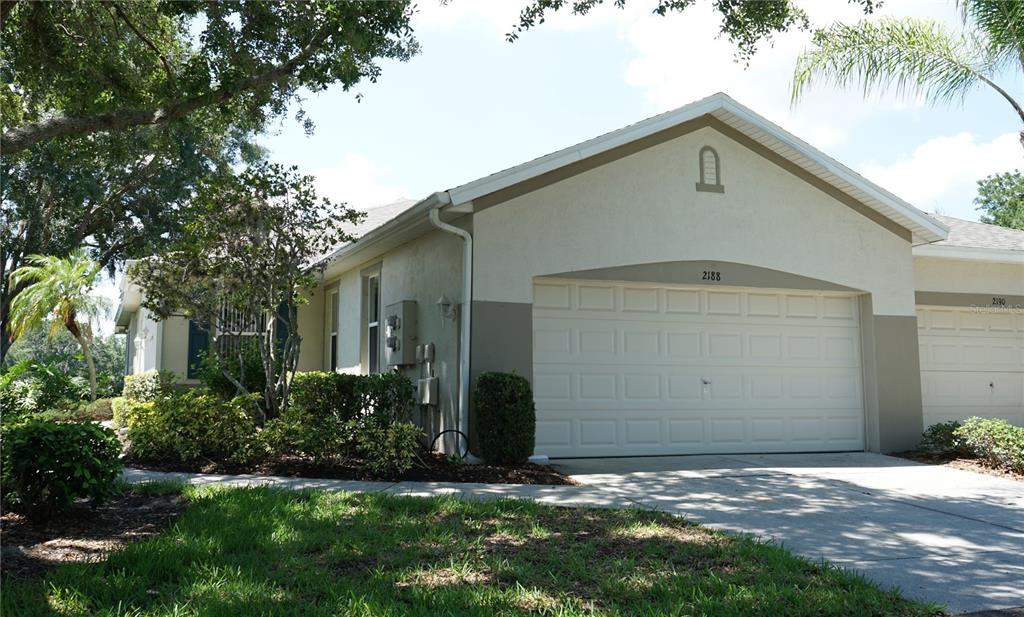 a front view of house with yard