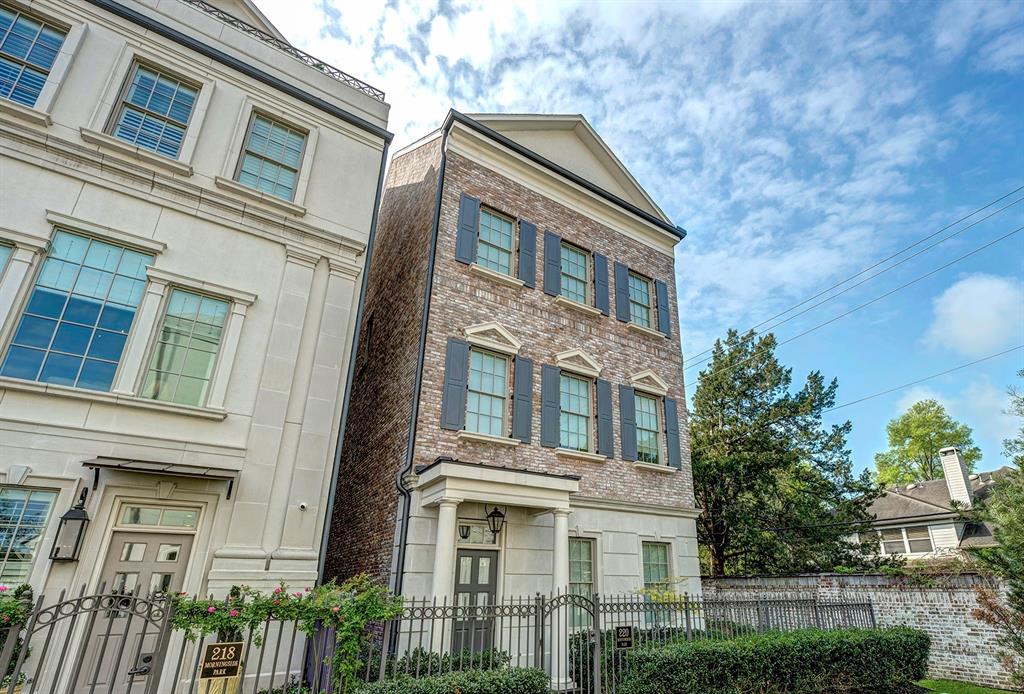 a front view of a multi story residential apartment building