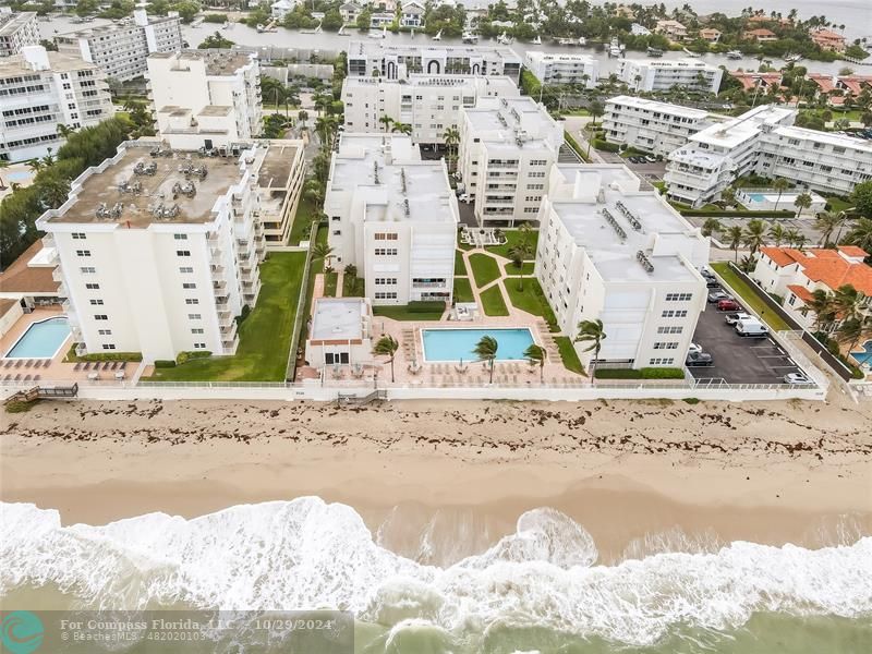 a view of ocean and beach