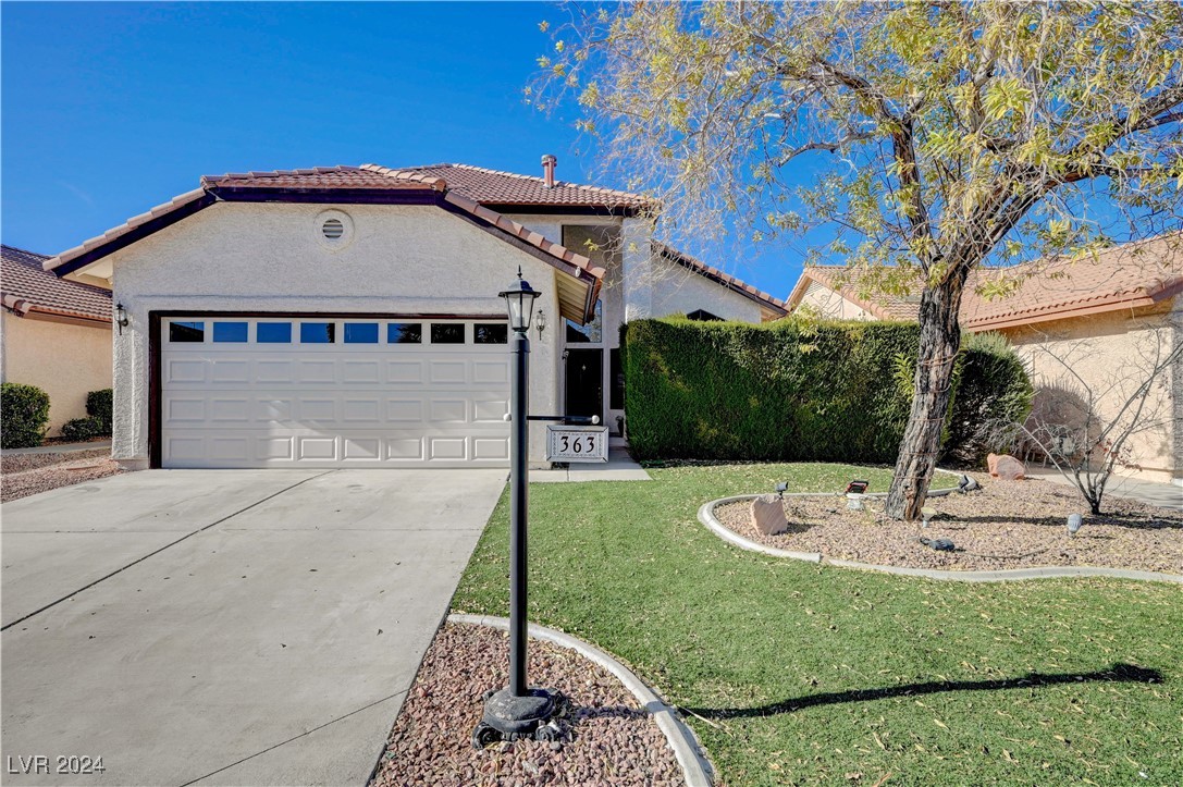 Two story, three bedroom, three bath, 2-car garage