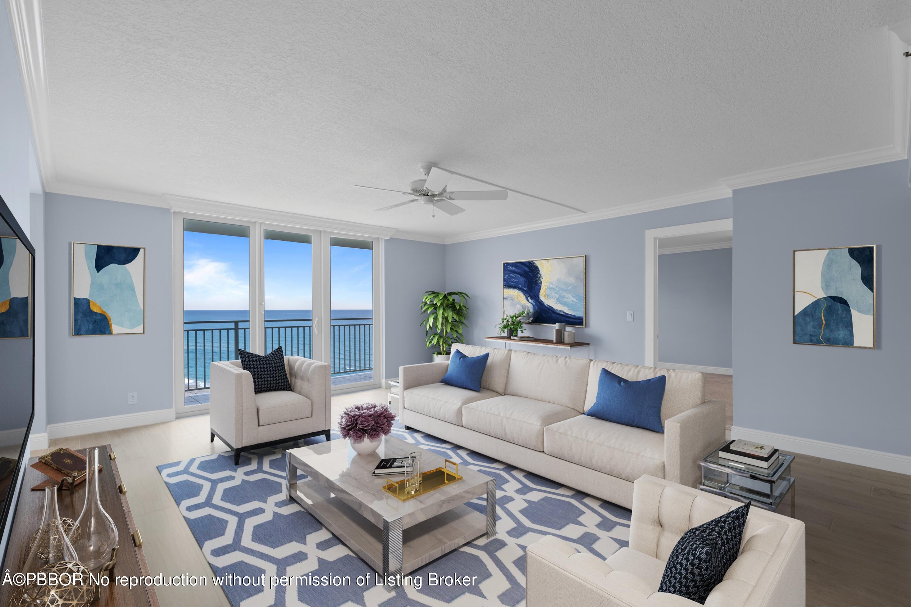 a living room with furniture rug and window