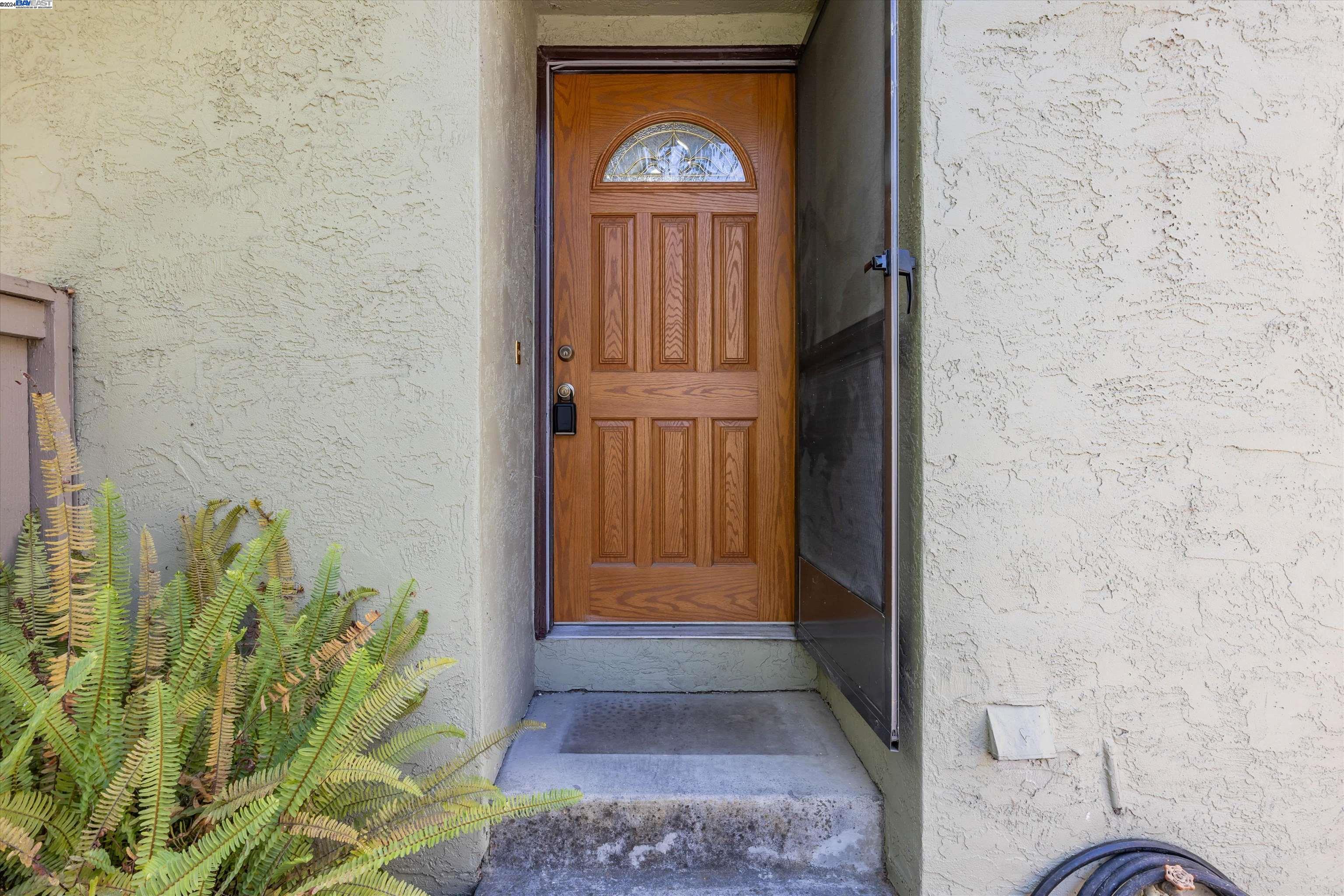 a view of front door door