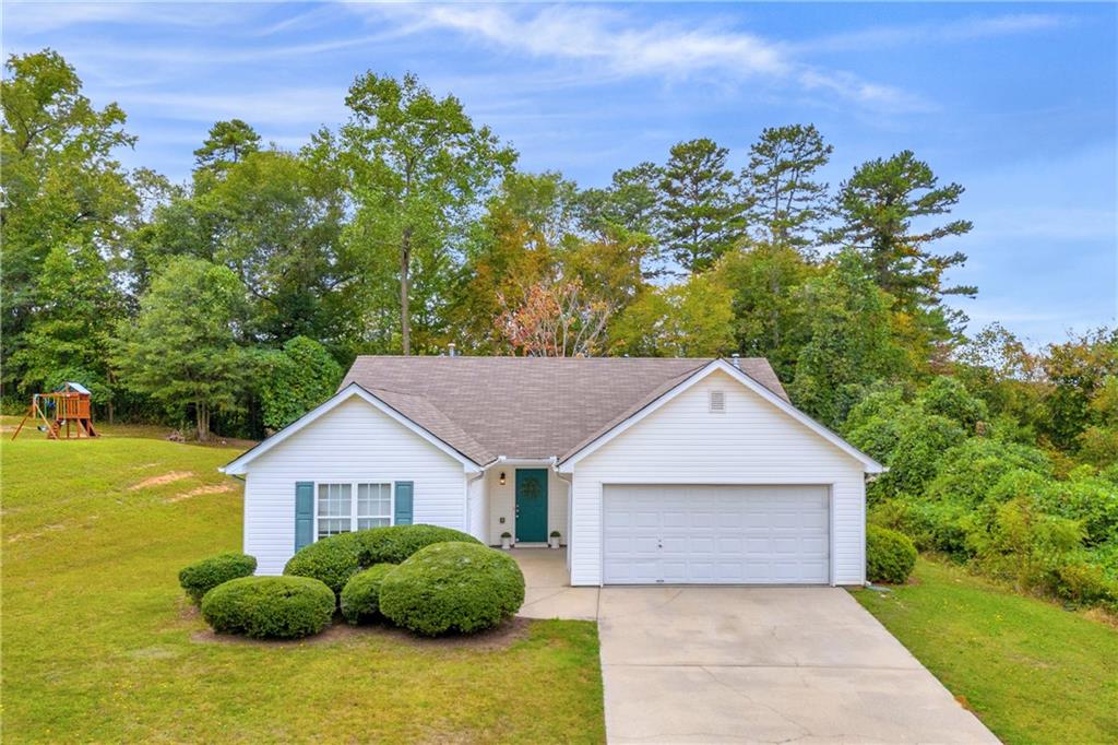 a house with a yard