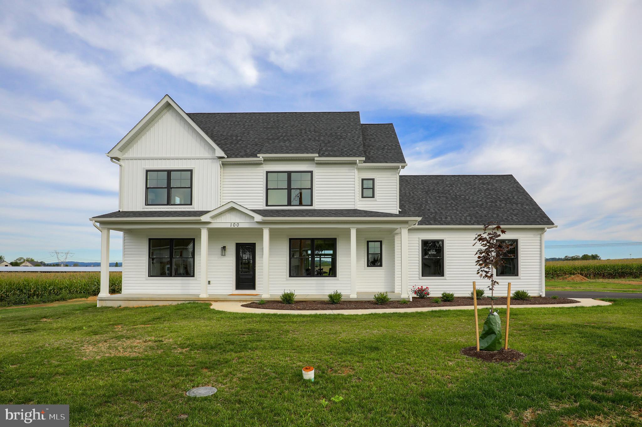 front view of house with a yard