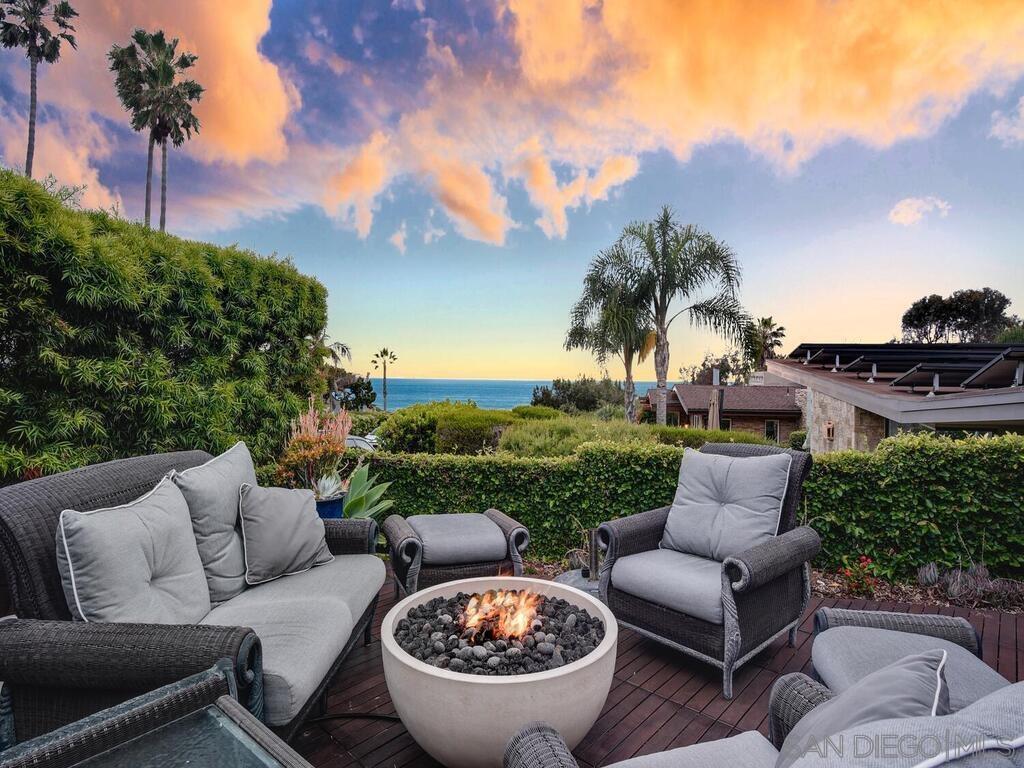 a view of a couches in a patio