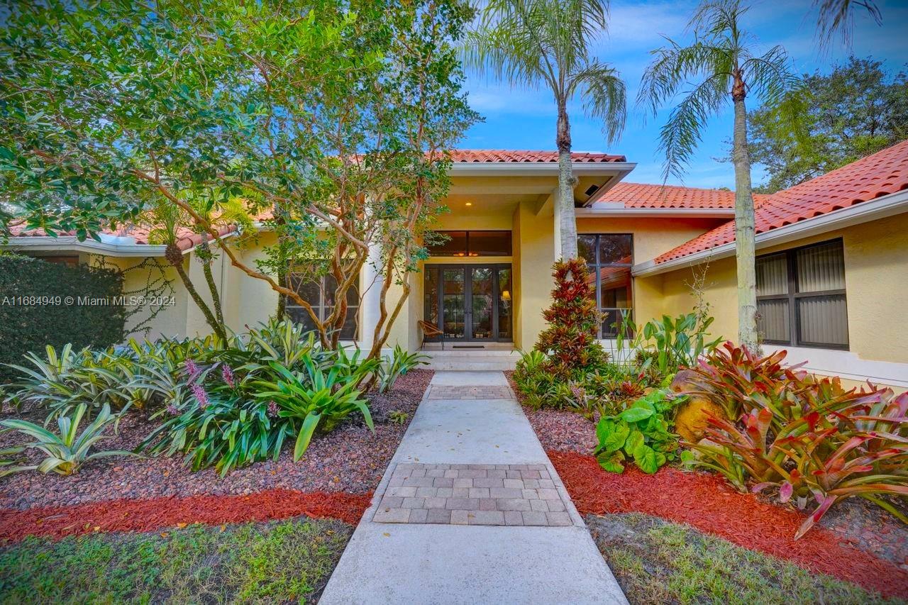 Beautiful curb appeal, circular driveway, new landscaping