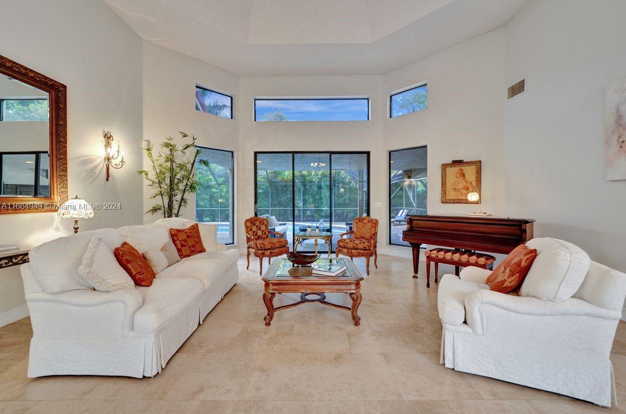 Lots of natural light, soaring ceilings and spacious floorplan.