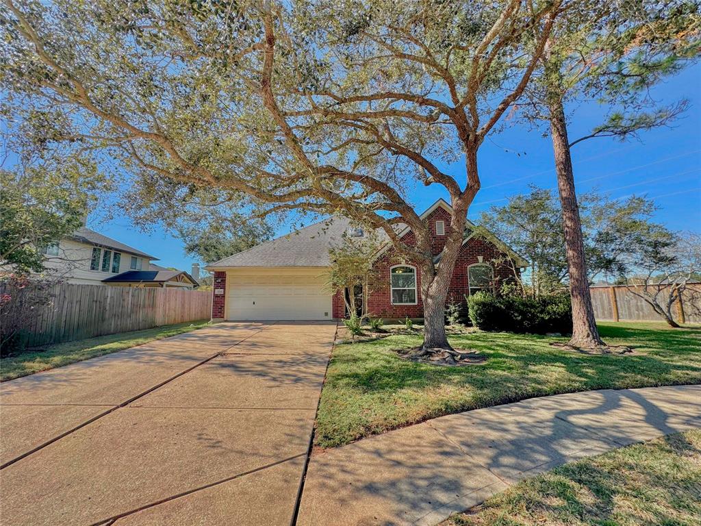 a house with trees in front of it