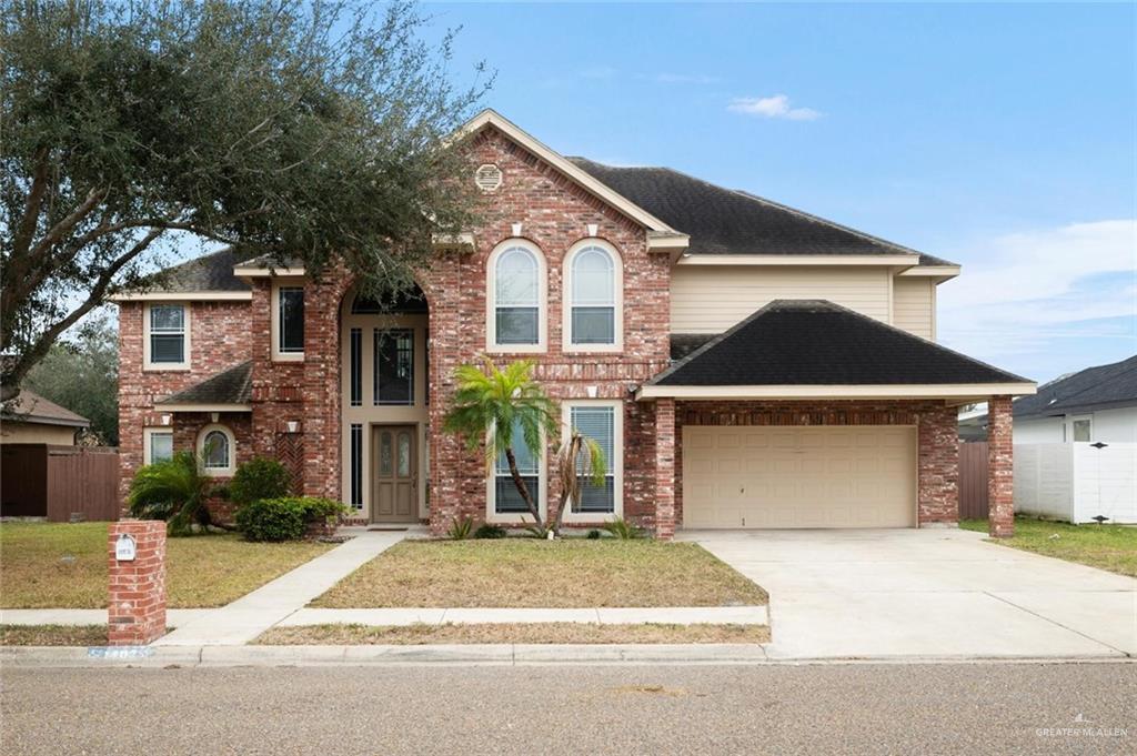 Front facade featuring a garage