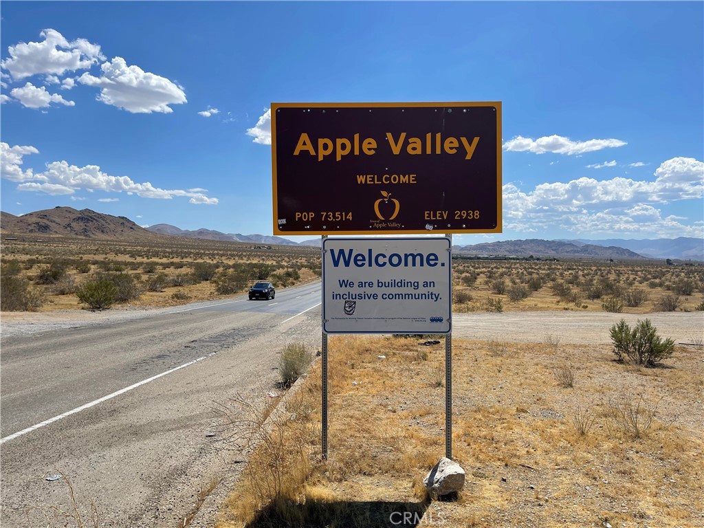 a sign on the side of a road