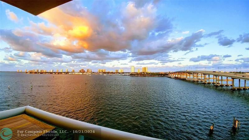 a view of outdoor space and ocean