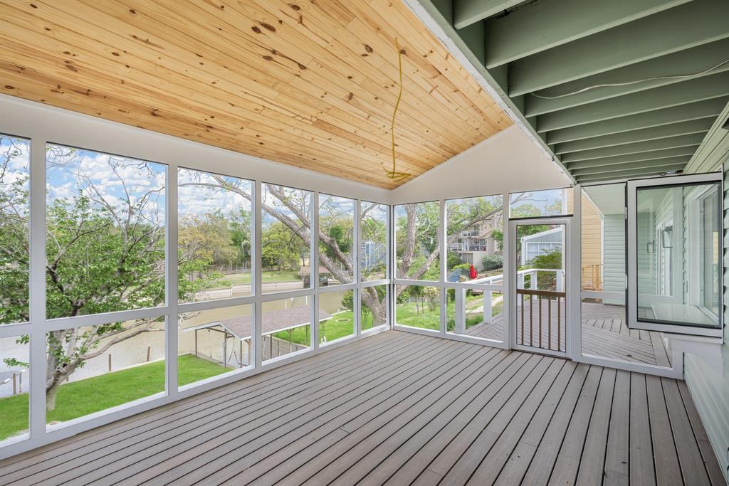 a view of a house with wooden floor