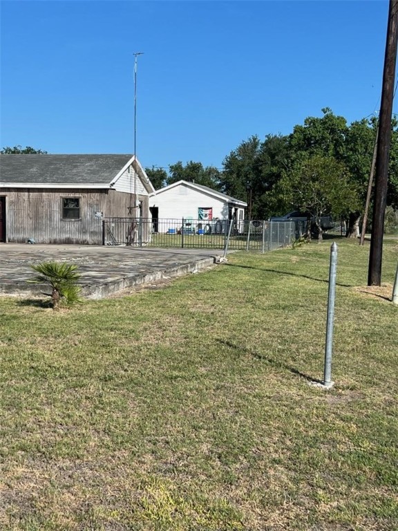 Corner lot house and garage