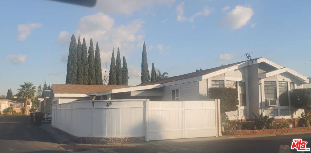 a view of a house with a outdoor space