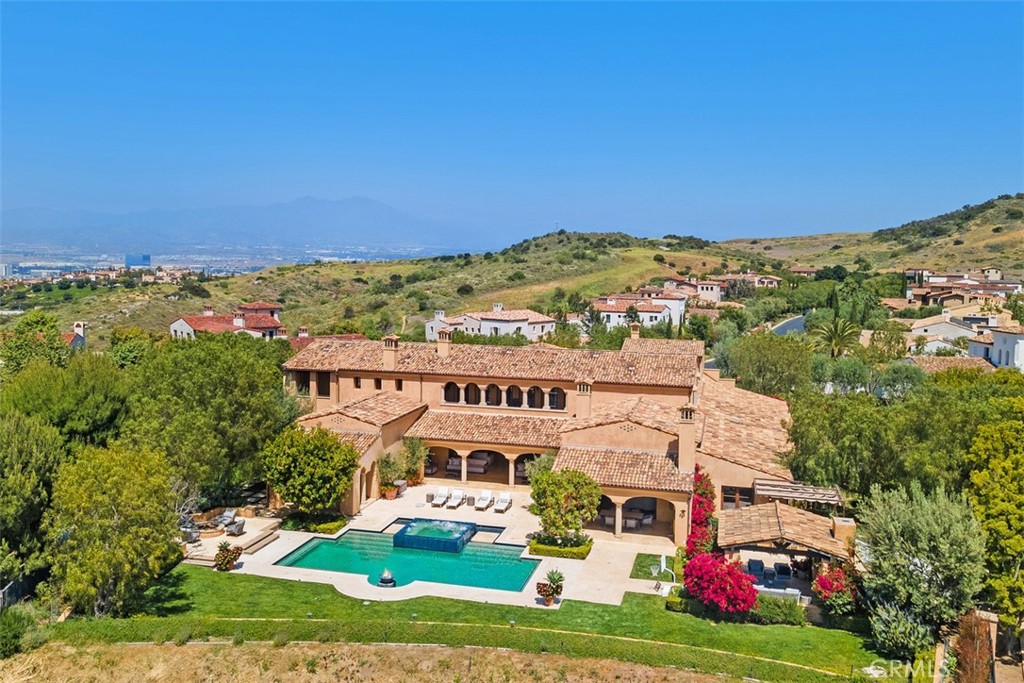 a aerial view of multiple house