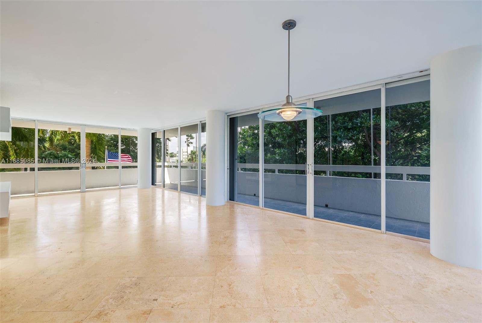 a view of an empty room with window