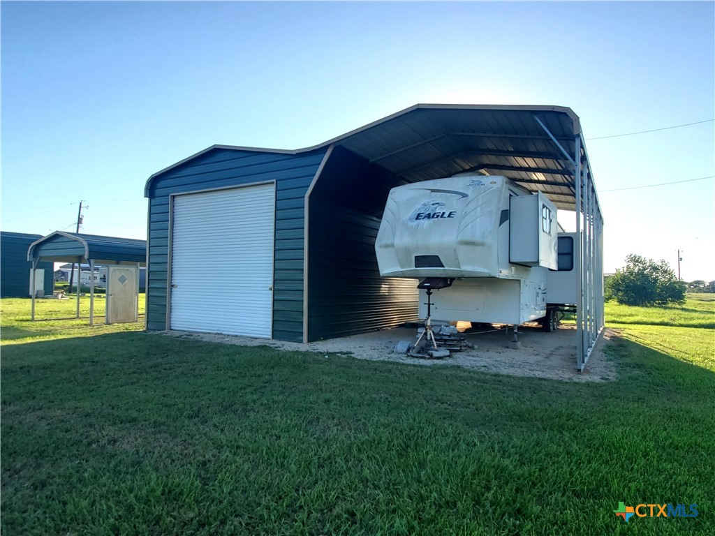 a house view with a outdoor space