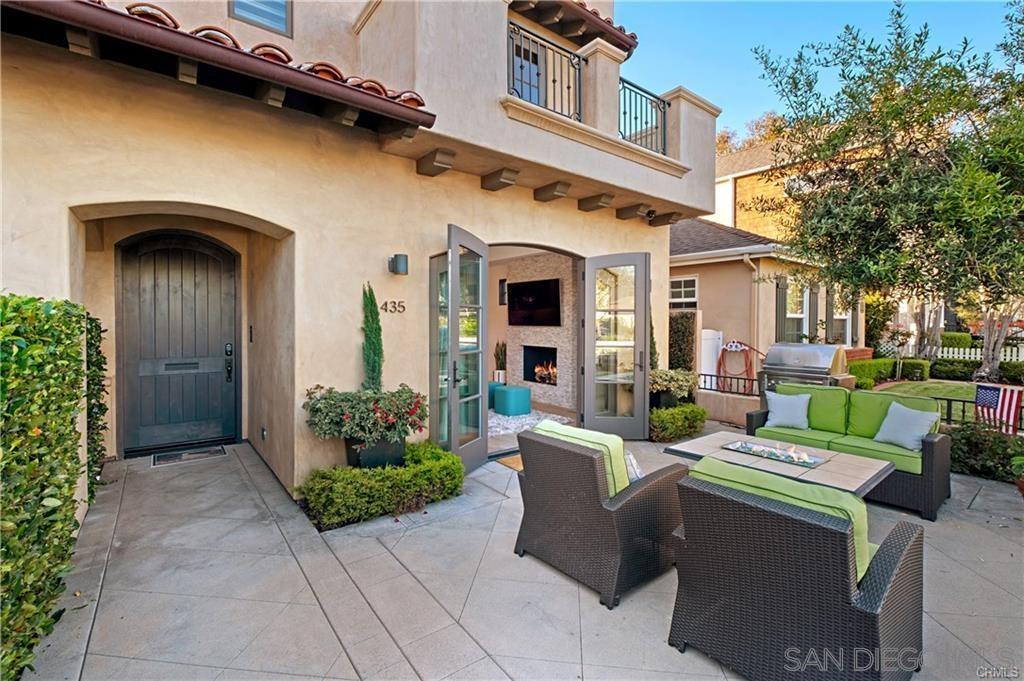 a view of a house with a patio