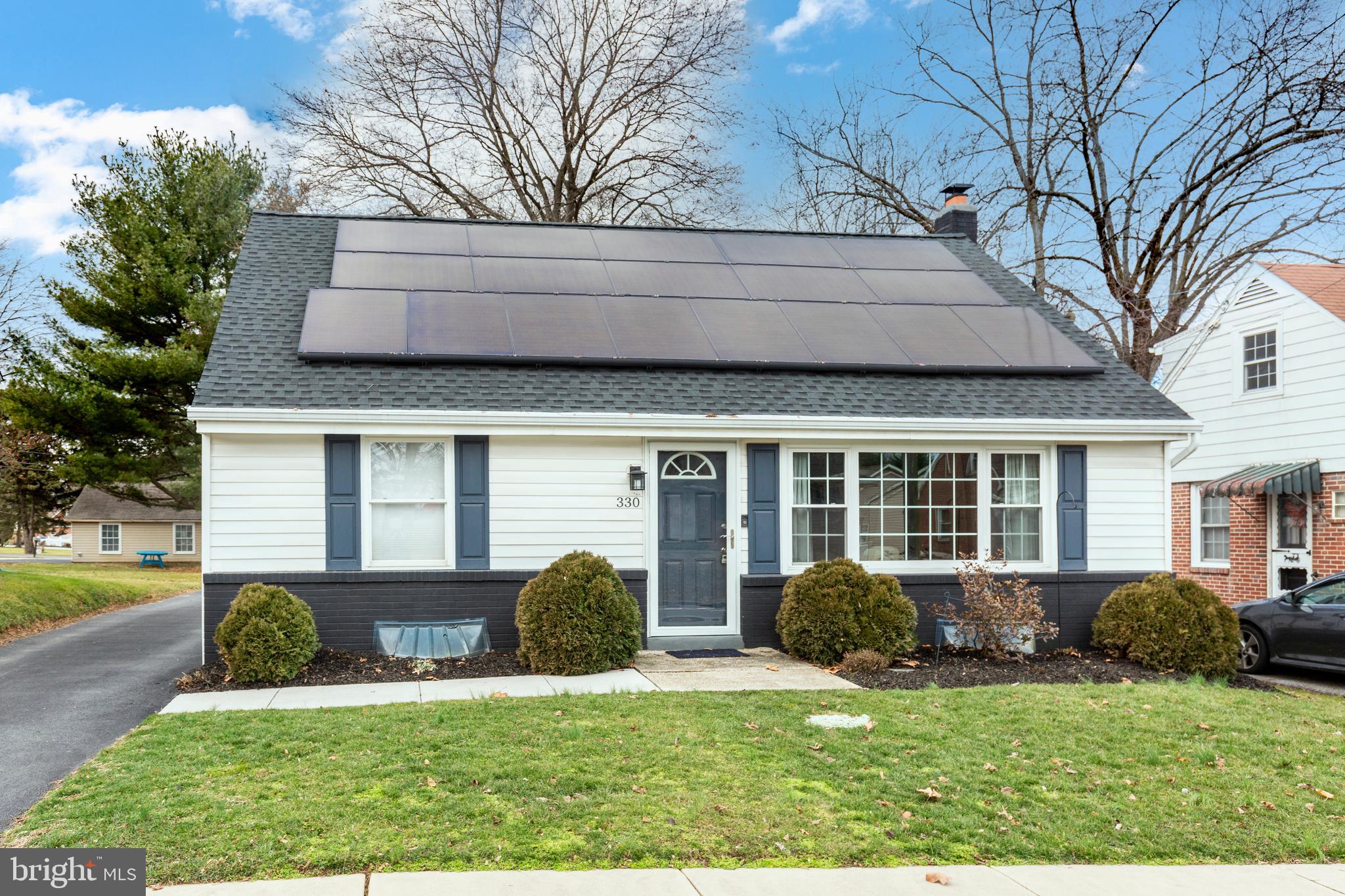 Exterior Front - Solar Panels Owned not Leased