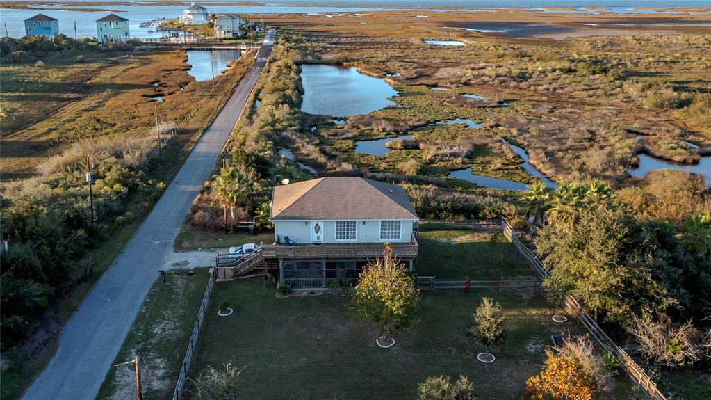 View of the Bay.  The property is completley fenced with a separate side yard for pets.