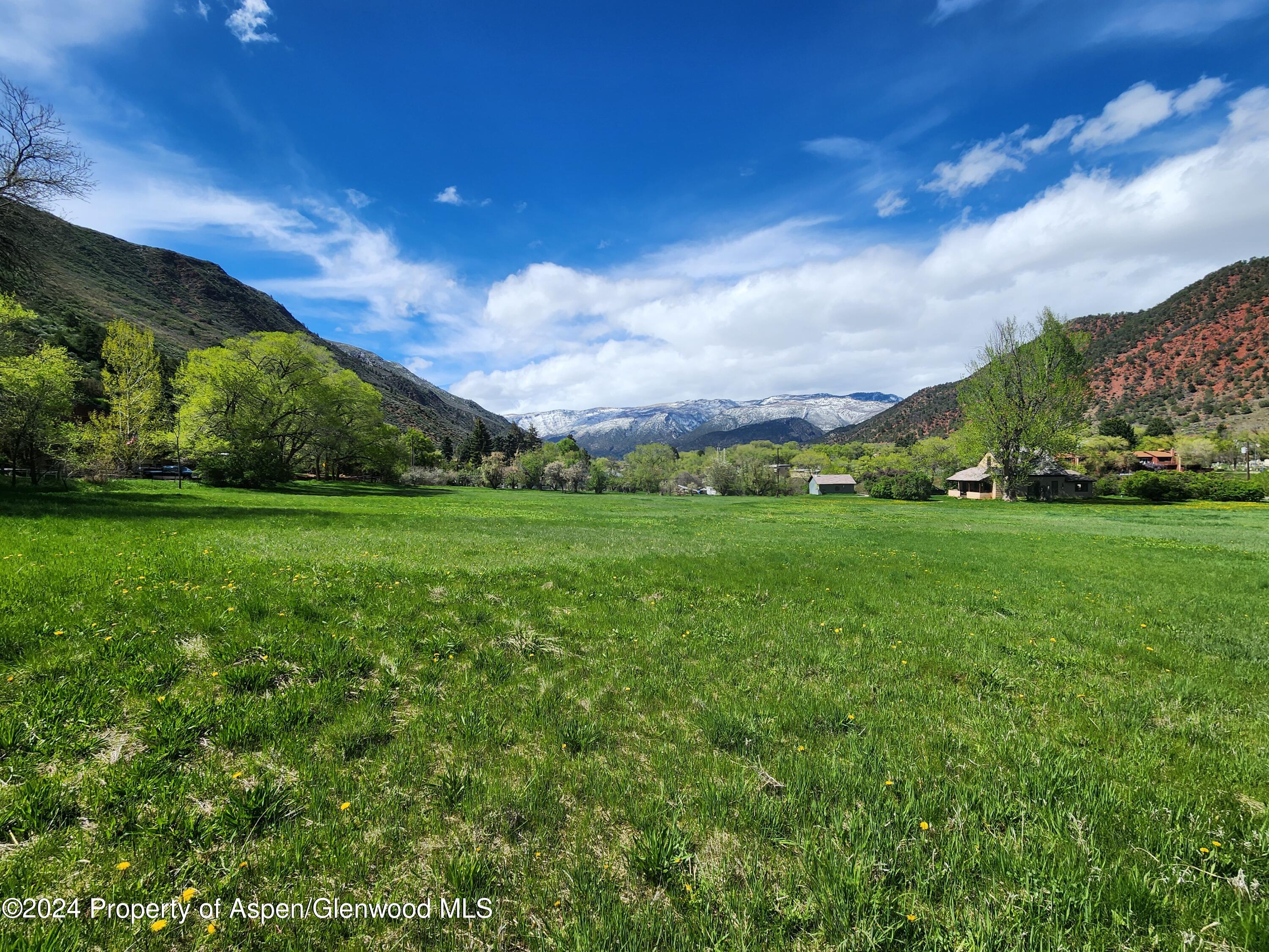 a view of a green field