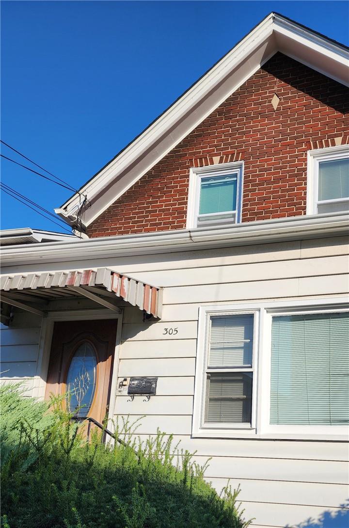 a view of a house with a balcony