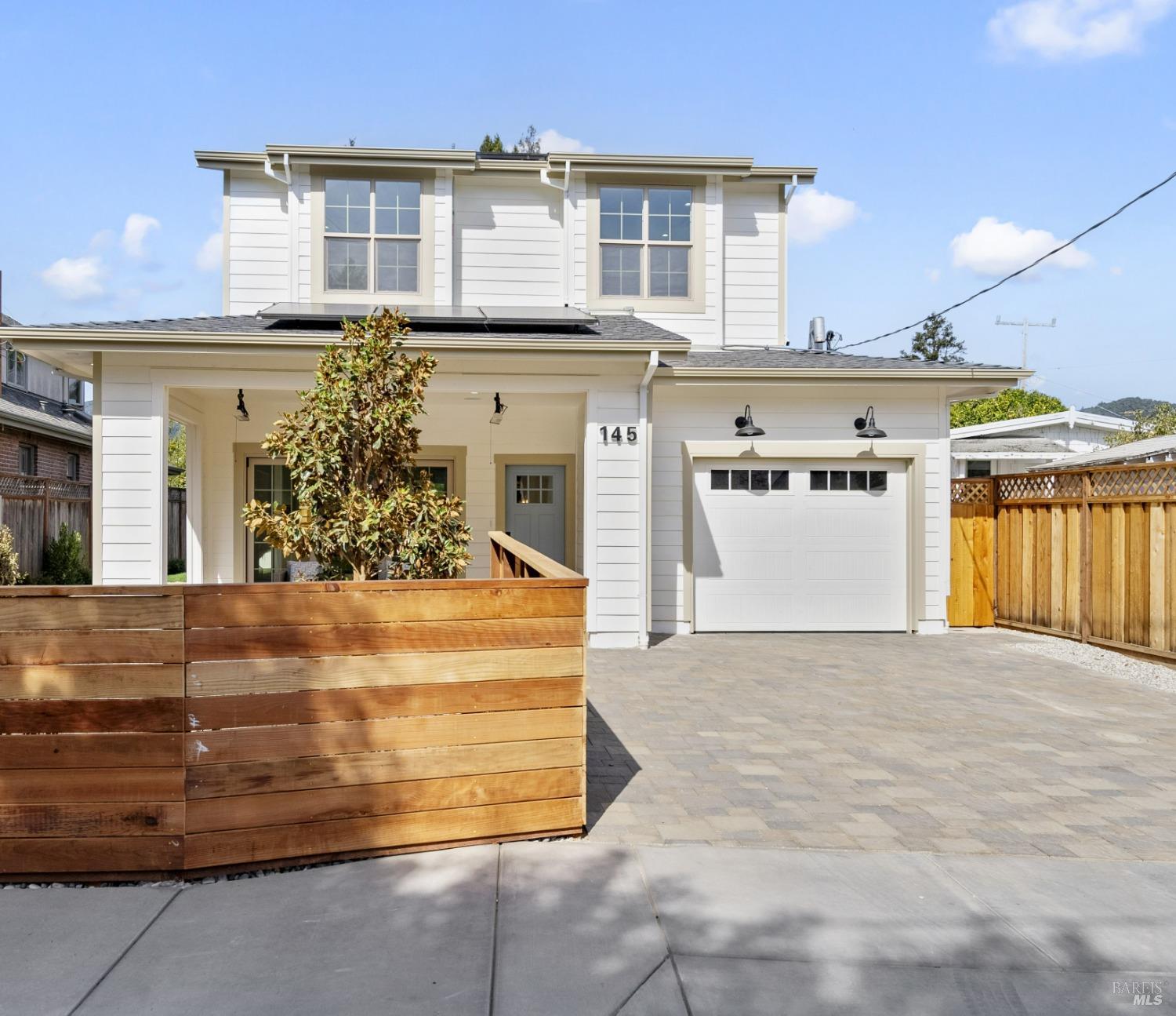 a view of a house with a outdoor space